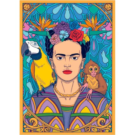 Puzzle Educa Frida Kahlo de 1500 Pçs Puzzle Educa Frida Kahlo de 1500 Pçs