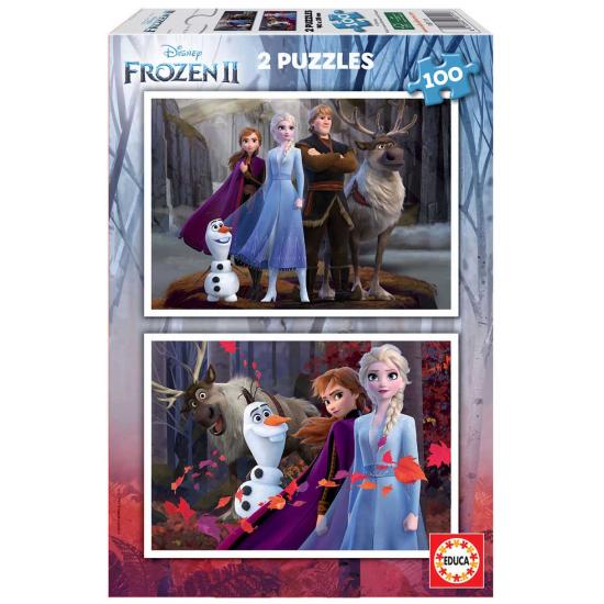 Puzzle Educa Frozen 2 de 2 x 100 peças