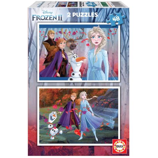 Puzzle Educa Frozen 2 de 2 x 48 Peças