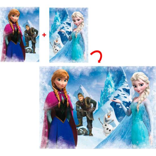 Puzzle Educa Frozen 2 x 500 de 1000 Peças
