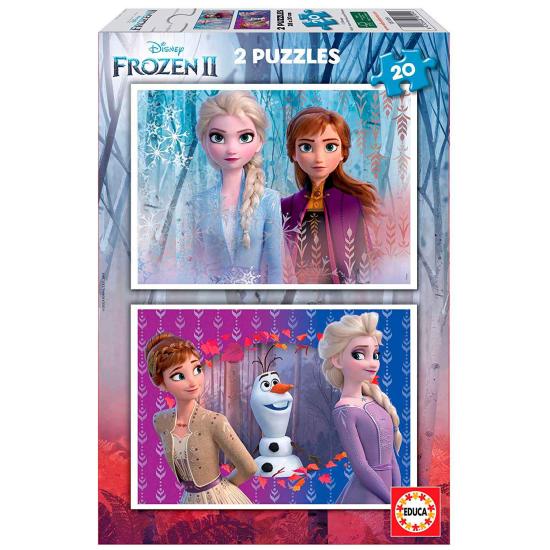 Puzzle Educa Frozen 2 de 2 x 20 peças