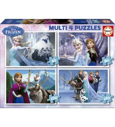 Puzzle Educa Frozen Multi Progressivo 50+80+100+150