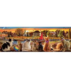 Educa Cats on the Pier Puzzle 1000 peças