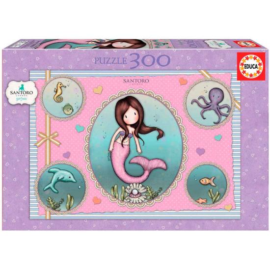 Puzzle Educa Gorjuss tão bom para mar você 300 peças