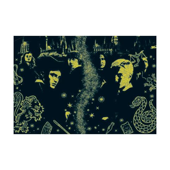Puzzle Educa Harry Potter Duelo Efeito Neon 1000 Peças