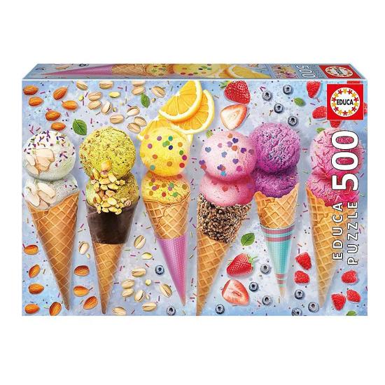 Puzzle Educa Sorvete 500 Peças Puzzle Educa Sorvete 500 Peças