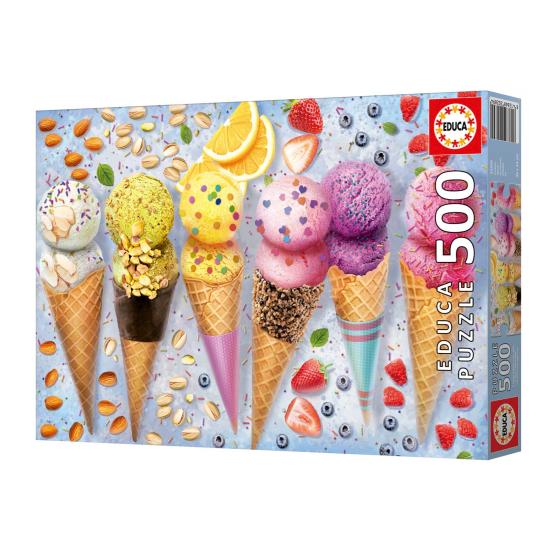 Puzzle Educa Sorvete 500 Peças Puzzle Educa Sorvete 500 Peças