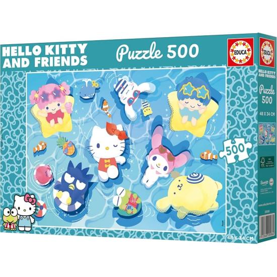 Puzzle Educa Hello Kitty Piscina de 500 peças