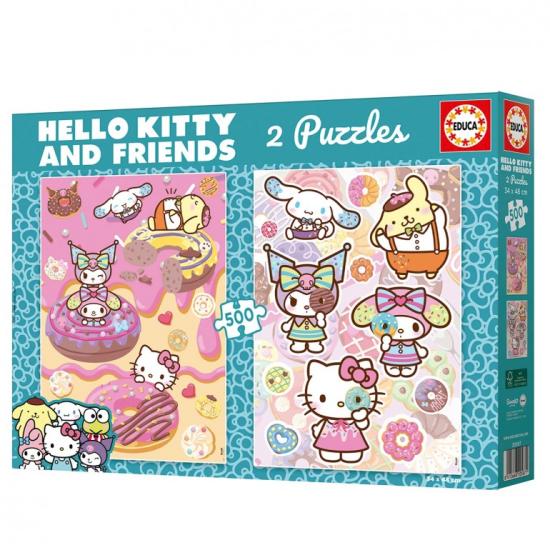 Puzzle Educa Hello Kitty Rosquillas de 2 x 500 peças