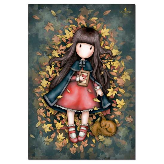 Puzzle Educa Gorjuss, Folhas de Outono 1000 Peças