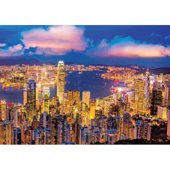Puzzle Educa Hong Kong Efeito Neon 1000 Peças