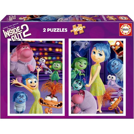 Puzzle Educa Inside Out 2 de 2 x 500 peças