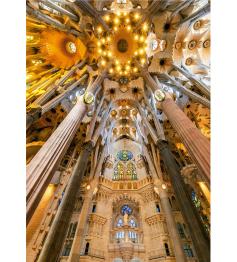 Puzzle Educa Interior da Sagrada Familia de 1000 Peças