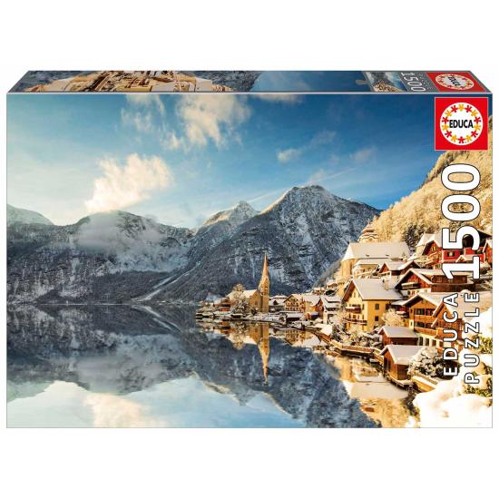 Puzzle Educa Winter em Hallstatt 1500 peças