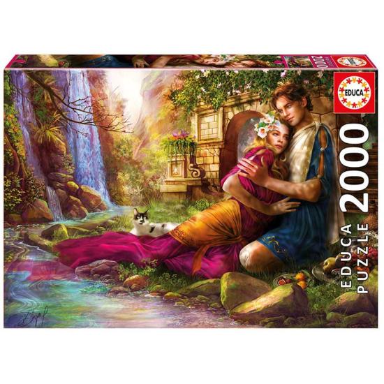 Puzzle Educa Jardim Secreto do Amor 2000 Peças