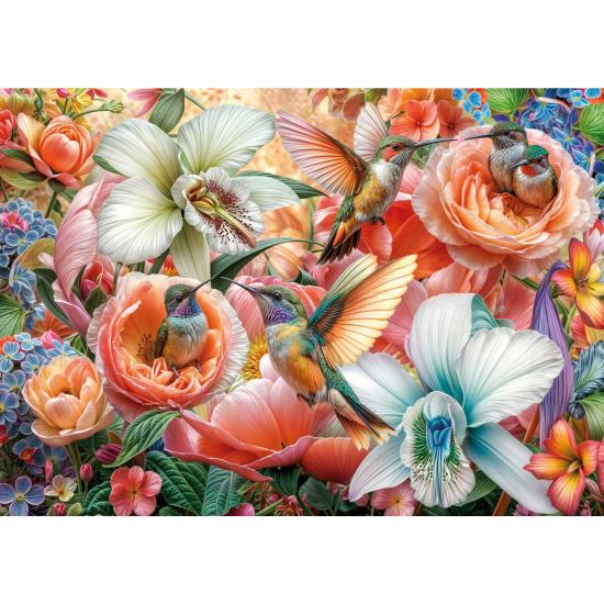Puzzle Educa Jardim Dos Beija-Flores de 500 peças