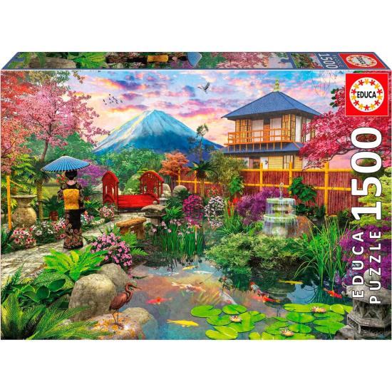 Puzzle Educa Jardim Japonês de 1500 Pçs