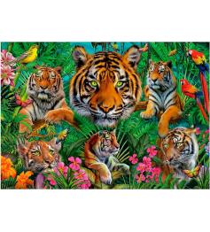 Puzzle Educa Selva de Tigre de 500 peças