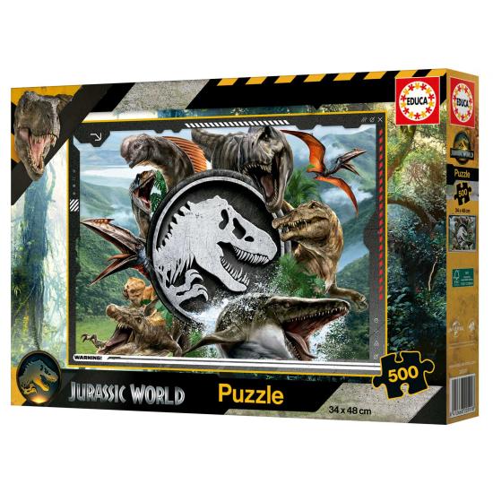 Puzzle Educa Jurassic World de 500 peças
