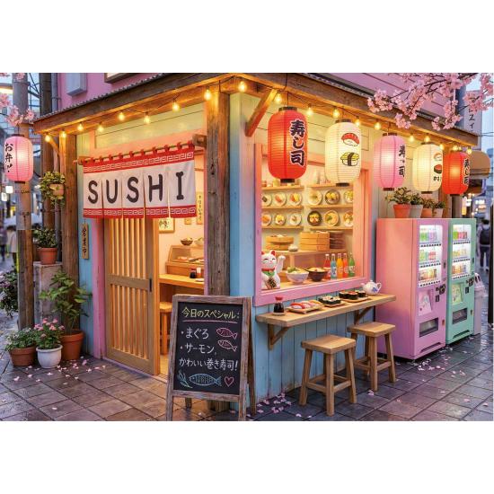 Puzzle Educa Sushi Kawaii de 1000 peças