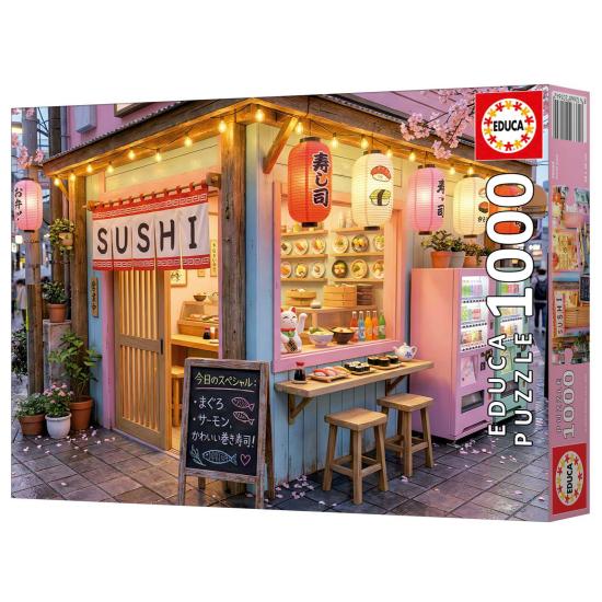 Puzzle Educa Sushi Kawaii de 1000 peças