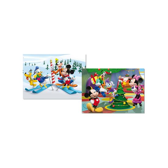 Puzzle Educa Mickey Mouse House 2 x 48 peças