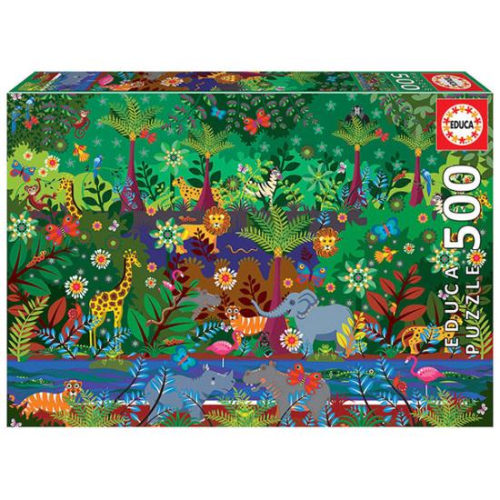 Puzzle de 500 peças Educa La Jungla