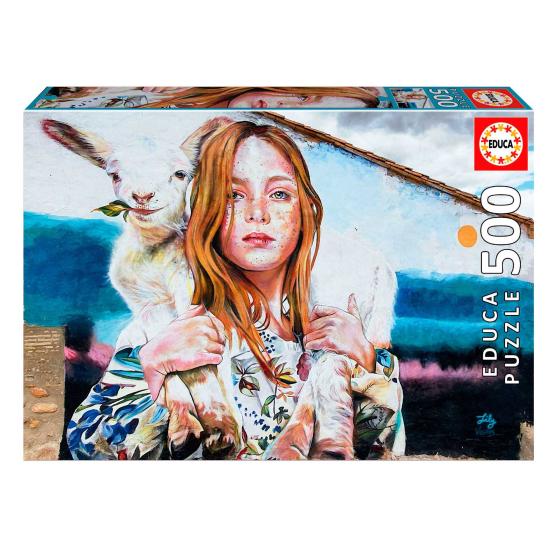 Puzzle Educa Pastora de 500 peças