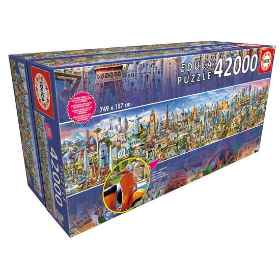 Puzzle Educa ao redor do mundo 42.000 peças