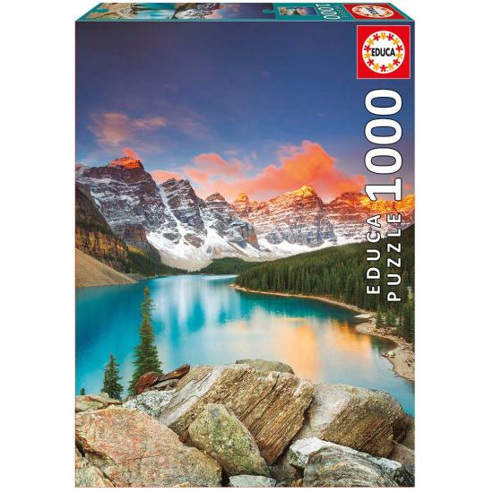Puzzle Educa Moraine Lake, Banff Canadá 1000 peças