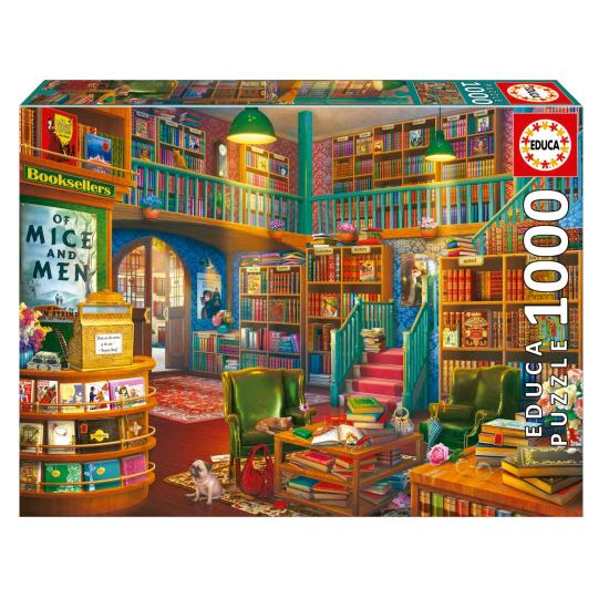 Puzzle Educa Livraria de 1000 Peças Puzzle Educa Livraria de 1000 Peças