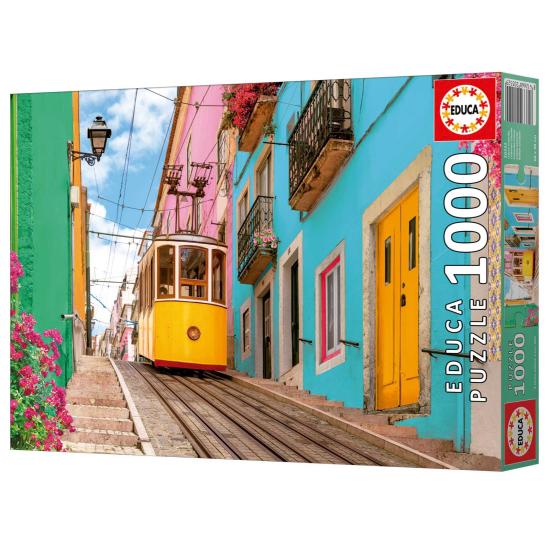 Puzzle Educa Lisboa Colorida de 1000 peças