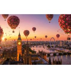 Puzzle Educa Londres Em Flor de 1000 peças