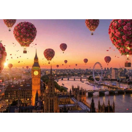 Puzzle Educa Londres Em Flor de 1000 peças