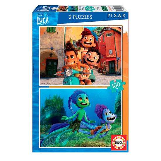 Puzzle Educa Luca Disney 2 x 100 peças
