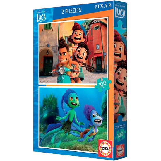 Puzzle Educa Luca Disney 2 x 100 peças
