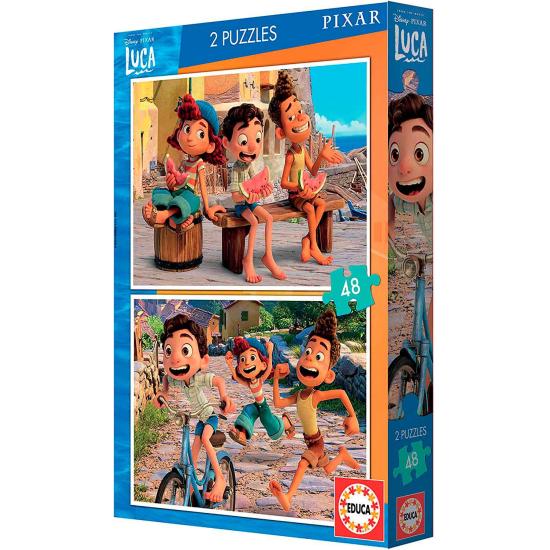 Puzzle Educa Luca Disney 2 x 48 peças