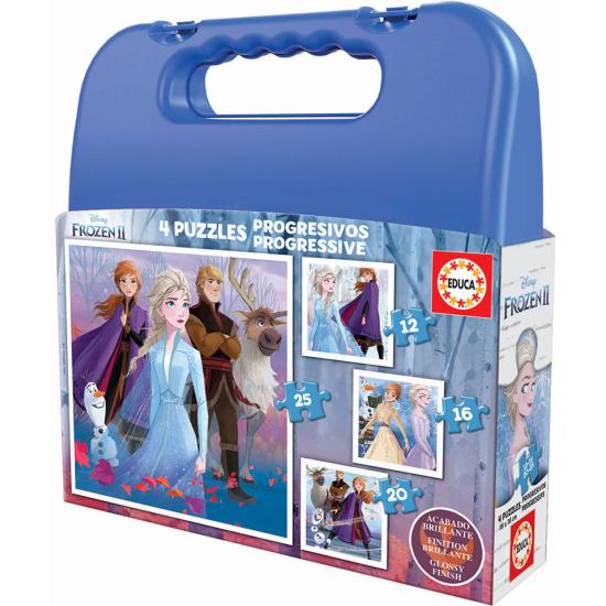 Mala Progressiva Puzzle Educacional Frozen 2 Mala Progressiva Puzzle Educacional Frozen 2