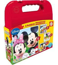 Puzzle de mala progressiva Educa Mickey Mouse