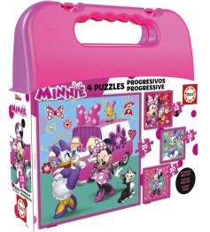 Mala Progressiva Puzzle Educa Minnie Happy Helpers