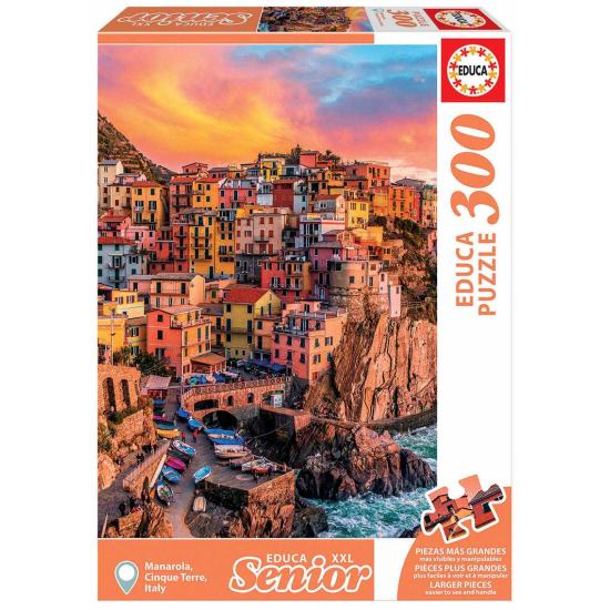 Puzzle Educa Manarola, Cinque Terre, Itália 300 peças XXL