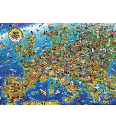 Puzzle Educa Mapa da Europa 500 Peças