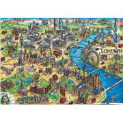 Puzzle Educa Mapa de Londres 500 Peças