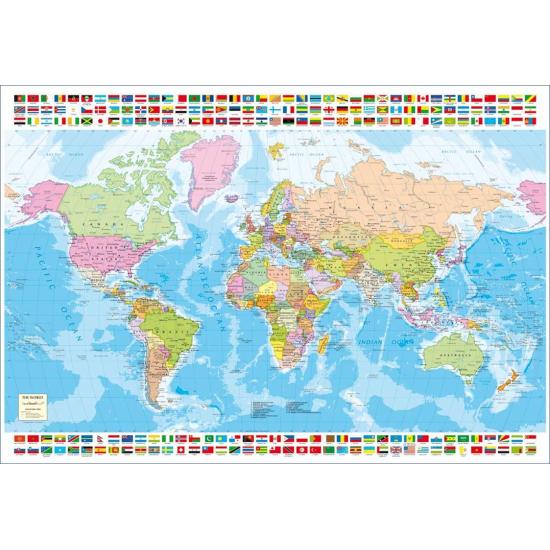 Puzzle Educa World Map 1500 Peças