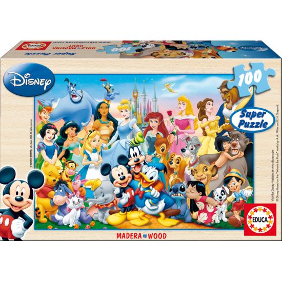 Puzzle Educa Marvelous Disney World de 100 Peças