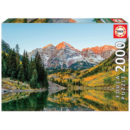 Puzzle Educa Maroon Bells, Estados Unidos de 2000 peças