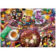 Puzzle Educa Mesa de Costura de 2000 Peças