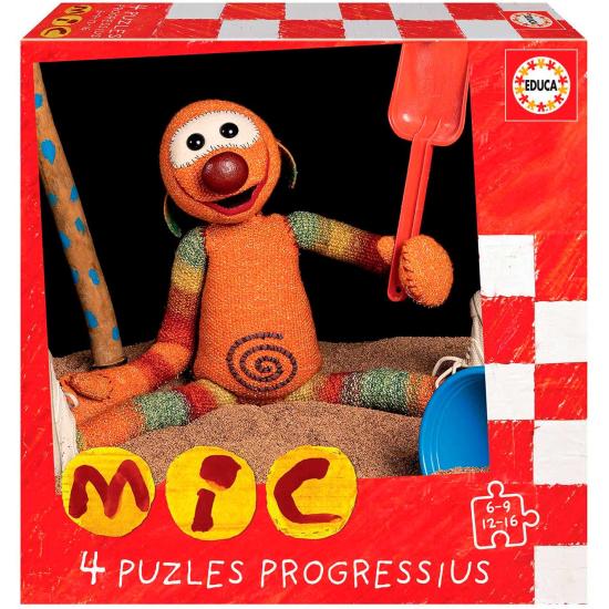 Puzzle progressivo Educa Mic 6+9+12+16 peças Puzzle progressivo Educa Mic 6+9+12+16 peças