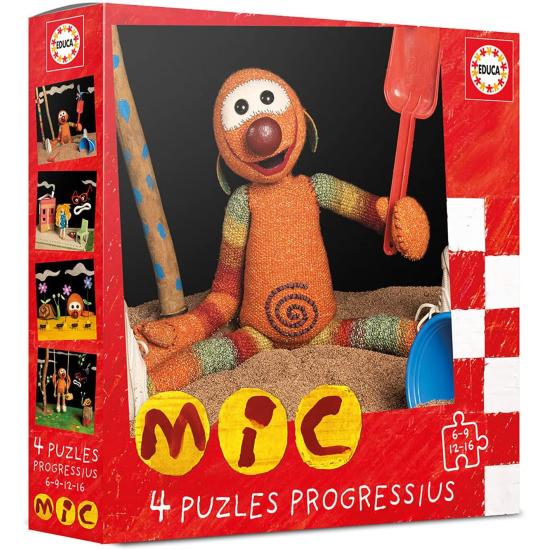 Puzzle progressivo Educa Mic 6+9+12+16 peças Puzzle progressivo Educa Mic 6+9+12+16 peças