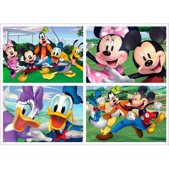 Puzzle progressivo Educa Mickey e seus amigos 20+40+60+80 peças